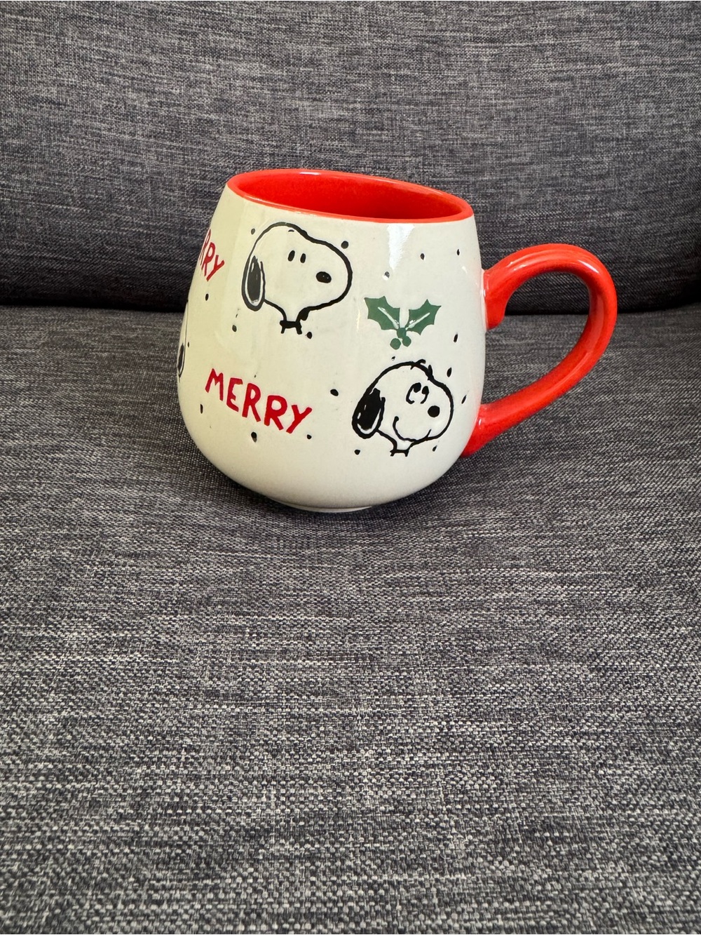 Peanuts snoopy Christmas merry mug